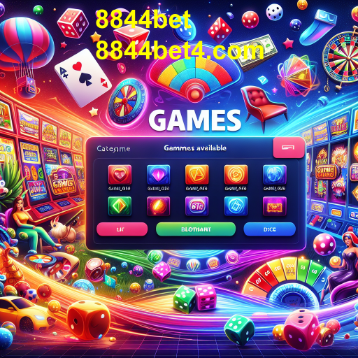 Descubra a Categoria de 'Jogos' no 8844bet